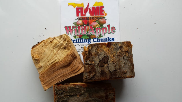 Bulk Maine Wild Apple Grilling Chunks - Flame Grilling Products Inc