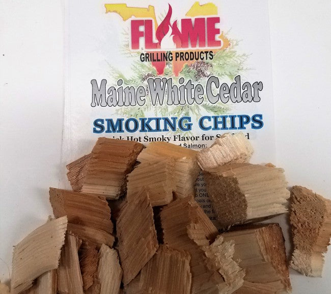 Bulk Maine White Cedar Grilling Chips - Flame Grilling Products Inc