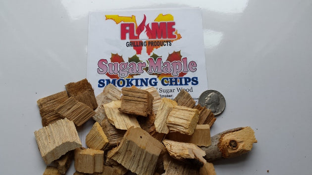 Bulk Maine Sugar Maple Grilling Chips - Flame Grilling Products Inc
