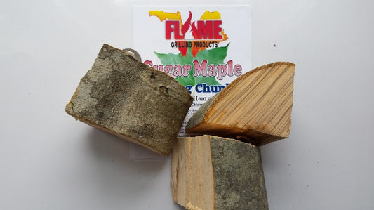 Bulk Maine Sugar Maple Grilling Chunks - Flame Grilling Products Inc