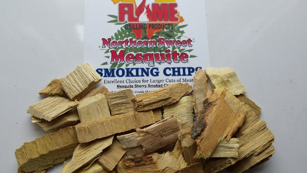 Bulk Maine Northern Mesquite Grilling Chips - Flame Grilling Products Inc
