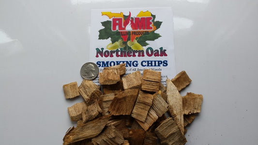 Bulk Maine Red Oak Grilling Chips - Flame Grilling Products Inc