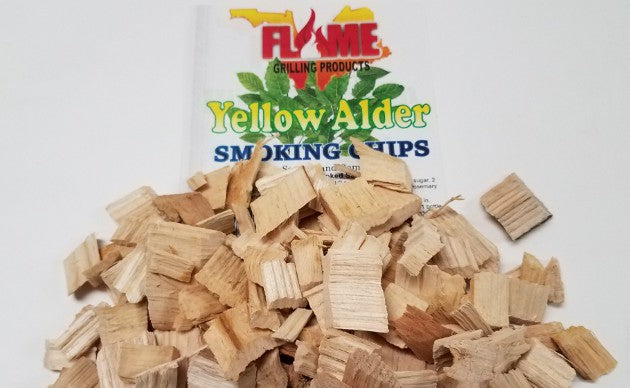 Bulk Maine Yellow Alder Grilling Chips - Flame Grilling Products Inc