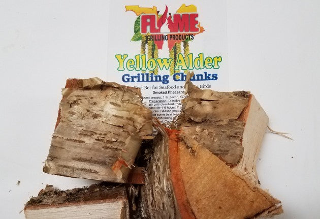 Bulk Maine Yellow Alder Grilling Chunks - Flame Grilling Products Inc