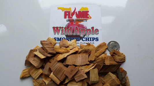 Bulk Maine Wild Apple Grilling Chips - Flame Grilling Products Inc